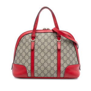 Pre-Loved Gucci Small GG Supreme Nice Dome Satchel